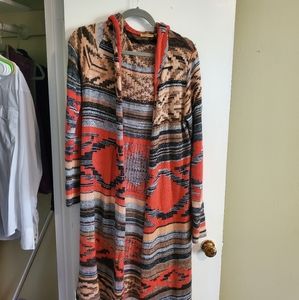 Wrangler long aztec sweater
